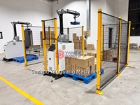 Palettiseur robotisé YB-MD35F avec bras de préhension pour bouteilles, sacs, cartons et boîtes, machine de palettisation robotisée pour ligne de production