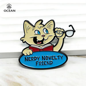 Pin de Solapa Personalizado con Logotipo, Regalos de Aniversario, Pin de Solapa con Forma de Pata de Gato - Product Image 4