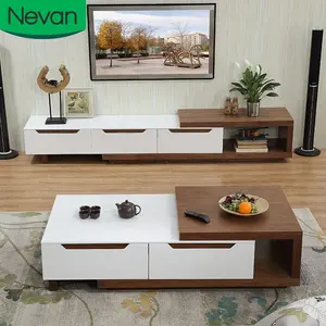 Living room furniture new nordic designs cheap slim wooden tv table cabinet modern stand wood