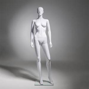 Maniquí de Plástico PP de Alta Calidad <span class=keywords><strong>y</strong></span> Bajo Costo, Cuerpo Completo Sin Pintar, Ecológico, Blanco Natural, Soporte de Exhibición Masculino <span class=keywords><strong>y</strong></span> Femenino - Product Image 3