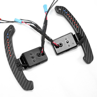 Nuevas Palancas de Cambio Deportivas de 3 Palancas con LED Magnético de Fibra de Carbono para Volante de Coche F30/F10/F22/F25/X5