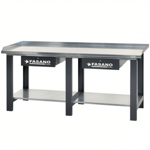 Fasano Tools Workbench 128 D2 Steel Top With <b>Storage</b> Shelf For <b>Workshop</b> Use - Product Image 2