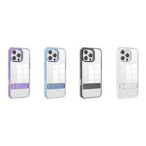 Rõ ràng Acrylic TPU Chân đế Khung chống Vàng Trường hợp điện thoại bìa với máy ảnh bảo vệ cho <span class=keywords><strong>iPhone</strong></span> Samsung - Product Image 1