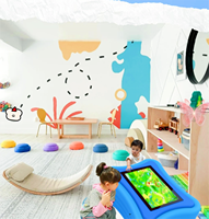 Table interactive intelligente Android 32 pouces, écran tactile multipoint, jeux numériques pour enfants, table de jeu OEM pour restaurant pour enfants