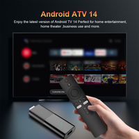 Topleo Android TV Stick Dual WIFI Android 14 4K HD Smart Dongle TV Box Certifié Android TV Stick 4K