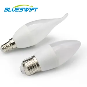 For Chandelier High Brightness C37 E14 E27 7W LED Candle Lamp/Light Bulbs/LED Bulb Lights