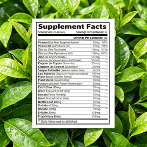 Compléments alimentaires <span class=keywords><strong>à</strong></span> base de plantes pour la santé de la prostate des hommes, OEM/ODM, booster, capsules pour l'équilibre hormonal, très vendues, non destinées aux femmes enceintes - Product Image 5