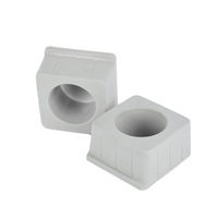 Plateau de support en PS flocé recyclable et écologique avec logo personnalisé pour boîtes cadeaux sur mesure