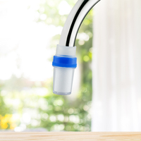 Robinet de cuisine PP filtre en coton détecteur de qualité de l'eau supprimer les bactéries d'impureté ménage maison douche évier robinet débit d'eau détecter
