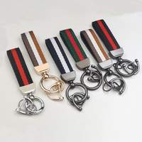 Porte-clés promotionnels avec logo de voiture porte-clés en cuir Pu personnalisé personnalisé porte-clés en métal anneau accessoires en gros