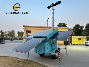 Torre de Iluminación Solar con Clasificación IP65, Panel Solar de 4*435W, 144000 Lúmenes, Luces LED, Remolque de Iluminación Móvil para Áreas Remotas - Product Image 2