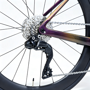 <span class=keywords><strong>Bicicleta</strong></span> de <span class=keywords><strong>Carretera</strong></span> de Fibra de <span class=keywords><strong>Carbono</strong></span> 700C de Fábrica OEM ODM con 24 Velocidades, Cambio Electrónico, Freno de Disco, 5 Tallas de <span class=keywords><strong>XS</strong></span> a XL - Product Image 4