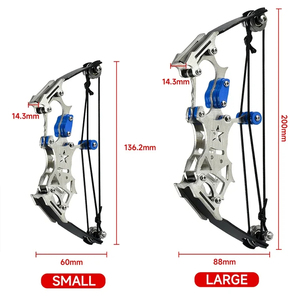 SYQT Petit <span class=keywords><strong>arc</strong></span> à <span class=keywords><strong>poulie</strong></span> et flèches, jouet de tir, ensemble de décompression intérieur et extérieur, <span class=keywords><strong>mini</strong></span> <span class=keywords><strong>arc</strong></span> composite en acier inoxydable 304 - Product Image 3