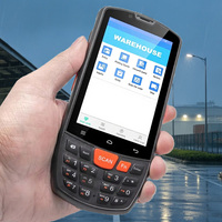 PDA industriel robuste 4G de haute qualité avec indice d'étanchéité IP65, lecteur de codes-barres 2D, écran 4 pouces, pour l'inventaire des entrepôts