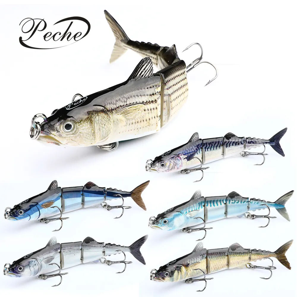 Peche Pesca Isca 16cm 32.8g 4 Segmented lure multi-joint fish lure segment fishing lures vissen senuelos