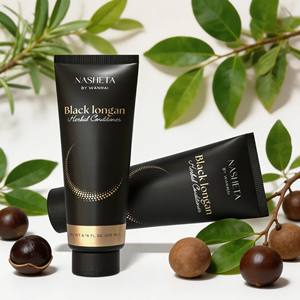 Après-shampoing Herbal Nourrissant Profond WANMAI29 avec Extrait de Graine de Longane Liquide 200ml pour des Cheveux Doux et Brillants Soin Quotidien des Cheveux - Product Image 2