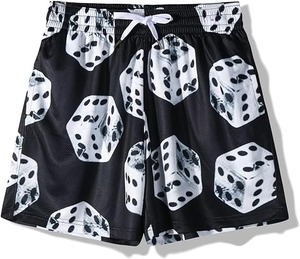 BSCI été basket-ball Shorts sport décontracté respirant séchage rapide Fitness maille Shorts imprimé pour grande taille porter - Product Image 1