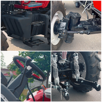 Elite 120pk 4x4 4WD Automatische Diesel Hydraulische Zware Multifunctionele Tractor met bredere radiale banden te koop. Prijs landbouwtractor.