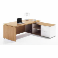 L Shaped Boss Computer Desk High Quality Executive Furniture Set Chair and Desk Secretary Office Table