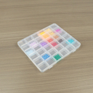 Transparent Plastic 36 Compartment <b>Storage</b> <b>Box</b> For Beads Jewelry <b>Small</b> Parts Organizing Desktop Organizer - Product Image 3