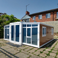 Tout nouveau 40ft haute qualité conteneur en acier extensible maison petites maisons en panneau sandwich pour cour extérieure salle de bain