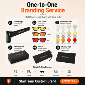 Sunray Manufacturer High Quality Clip Glasses Custom Logo Computer Fashion Anti Blue Light Blocking Glasses for Gaming Working - Product Image 2