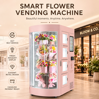 Distributeur automatique de fleurs fraîches Ouruoxi Smart 24/7, réfrigérateur automatique, boutique de roses naturelles, bouquet de fleurs fraîches