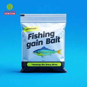 Empaquetado de Plástico Personalizado para Alimentos, Bolsas de Embalaje con Cierre para Camarones, Impresión Táctil, Bolsas Laminadas con Cierre para Cebo de Pesca - Product Image 3
