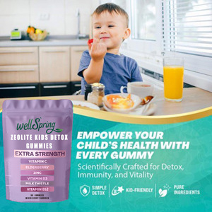 Compléments Nutritionnels Naturels pour Enfants : Gommes Détoxifiantes aux Baies, Soutien Immunitaire, Sureau, <span class=keywords><strong>Zinc</strong></span>, Oméga 3 – Fabrication OEM - Product Image 2