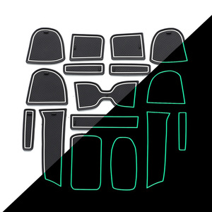 แผ่นรองคอนโซลกลางรถยนต์กันลื่นอุปกรณ์เสริมภายในรถยนต์สำหรับ <span class=keywords><strong>Honda</strong></span> <span class=keywords><strong>Wrv</strong></span> ที่วางถ้วย2023แผ่นปูช่องประตู - Product Image 6