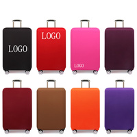 Housses de bagages avec logo personnalisé de bonne qualité Housse de protection anti-poussière et imperméable en spandex Housse de valise de voyage