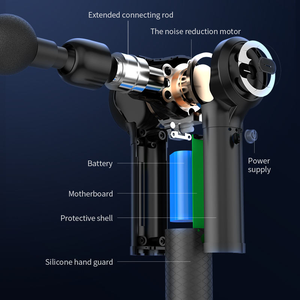 Masajeador Corporal Inalámbrico Portátil, Máquina de Masaje Muscular, Percusión de Tejido Profundo, Vibración, Pistola de Masaje Manual sin Escobillas - Product Image 2