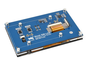 Waveshare 5 inç IPS Kapasitif Dokunmatik Ekran Raspberry <span class=keywords><strong>Pi</strong></span> Yüzey Montajlı DSI Arayüzü 800*480 Çözünürlük I2C Dokunmatik Port Düşük - Product Image 5