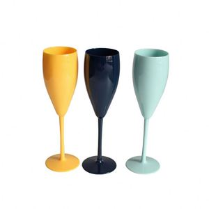 Venta al por Mayor de Copas de Plástico de Color de 5 oz para Bodas y Fiestas, Aptas para Alimentos, con Logotipo Impreso, Copas Transparentes para Champán - Product Image 3