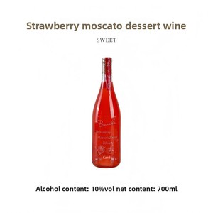 Vin de Moscato aromatisé à la <span class=keywords><strong>fraise</strong></span> de qualité supérieure |   Vin mélangé 750 ml, marque Love Galaxy, 10% ABV, 12 bouteilles/carton pour achat en gros B2B - Product Image 1