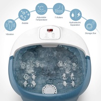 Machine de bain de pieds en usine, certifié CE ROHS, impression OEM, LOGO client, acheter en usine, avec lumière rouge, Vibration, bulle chauffante