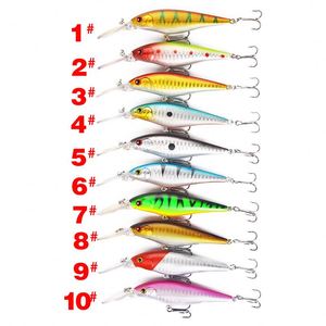 Señuelo de Pesca de 11 cm y 9.5 g, Tipo Minnow, de Hundimiento Profundo, para Pesca de Lucio, Lubina, Carpa, Pesca en Barco, 5 pies de Profundidad, en Oferta - Product Image 2