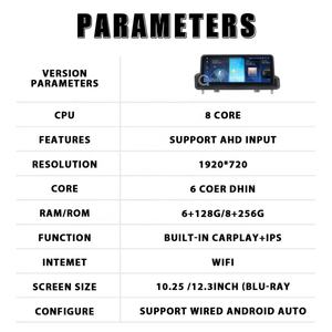 Autoradio Android 13 12,3 pouces pour BMW Série 3 E90 E91 E92 E93 2005-2012 Navigation GPS Stéréo Lecteur multimédia vidéo - Product Image 6
