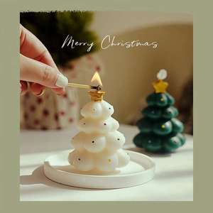 Bougie parfumée en cire de soja 100% biologique faite à la main - Cadeau romantique écologique pour Noël, fête des pères - Product Image 3