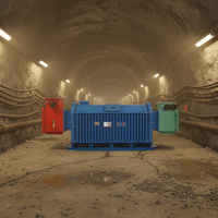 Transformateur de sous-station minier triphasé antidéflagrant sur mesure 100kVA-4000kVA 6kV 10kV vers 400V-1140V – Prix usine réduit