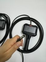 Boroscope articulé à 2 voies de 3 mm de diamètre avec écran IPS de 5 pouces, tube d'insertion de 1 m, stockage de 32 Go