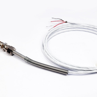 Thermocouple à filetage de sonde à aiguille à réponse rapide à usage industriel PT100 T J K Type capteur de température