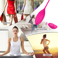 Ylove Silikon-Vibrations-Ei-Set APP-gesteuertes Kegel-Ball Vaginal-Vibrator Beckenbodentrainer Sexspielzeug für Frauen