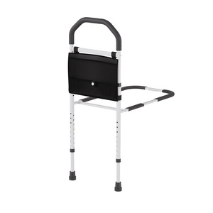 Adjustable <b>Bedside</b> Handrail Height 41-47.5Cm With <b>Storage</b> Pouch For Elderly And Pregnant Women - Product Image 1