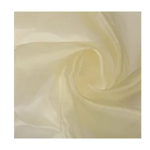 Decorative organza fabric crystal organza for wedding dress/pure organza frozen fabric