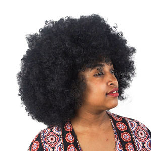 Pelucas de Carnaval para Fans de payaso, tupé divertido para adultos y niños, <span class=keywords><strong>disfraz</strong></span> <span class=keywords><strong>Afro</strong></span>, peluquín rizado para fiesta - Product Image 3