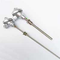 Capteur thermocouple RTD en acier inoxydable anti-explosion haute température, type S J K Pt100 pour la surveillance des processus industriels