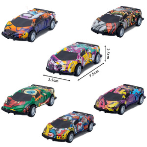 Bán Buôn 12Pcs Sắt Shell Recoil Xe Thiết Lập Kéo Trở Lại Hợp Kim Xe Kỹ Thuật Xe Kim Loại Freewheel Trượt Hợp Kim Xe Đồ Chơi - Product Image 4