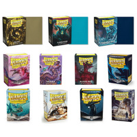 100 protège-cartes transparents mats Dragon Shield, lisses et résistants - Compatibles avec Magic PKM/MTG/TCG