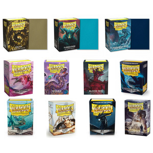 100 protège-<span class=keywords><strong>cartes</strong></span> transparents mats <span class=keywords><strong>Dragon</strong></span> Shield, lisses et résistants - Compatibles avec Magic PKM/MTG/TCG - Product Image 4